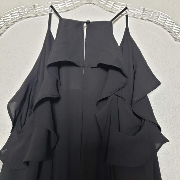 NEW H&M Long Slv Cold Shoulder Dress - 4 - Picture 6 of 8